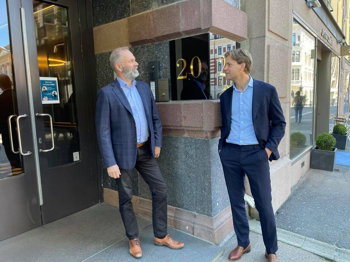 Jan-Erik Martinsen, adm. direktør Trifid Norge AS og Jørund Kolsvik, Chief Operating Officer (COO) Trifid Norge AS